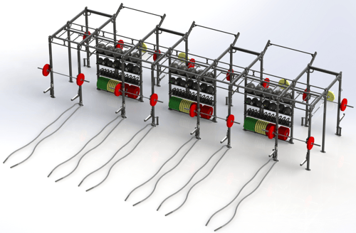 XTC, 8x34, beidseitig; 8 Kniebeugestationen mit Ablagen – 1